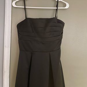 Black Satin Convertible dress